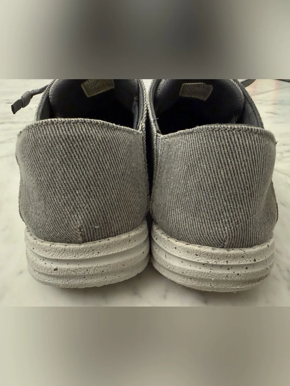 Skechers Men’s Melson Volgo Canvas Slip On Shoe, Lace Up in Grey. Size 12